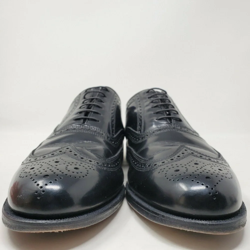 Florsheim Lexington Black Leather Oxford Wingtip